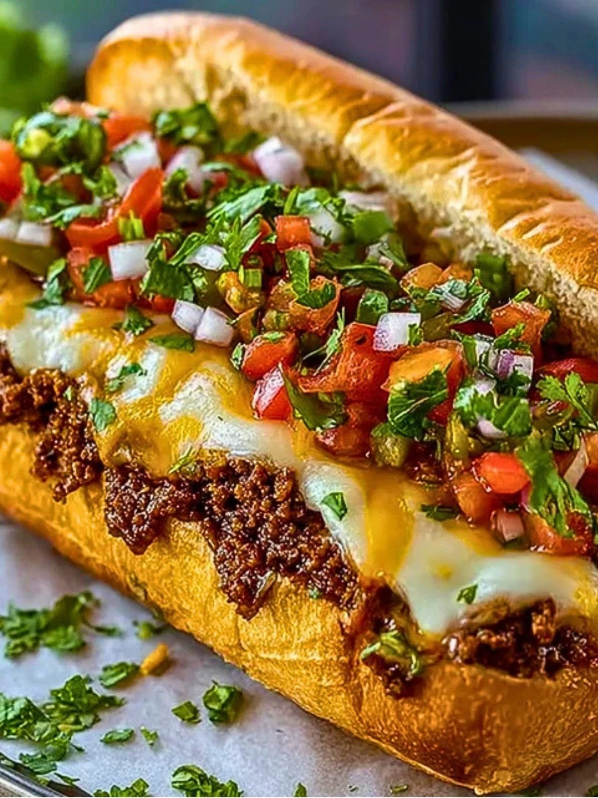 Mexican Chopped Cheese Sandwich (1)