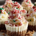No Bake Christmas Mini Cheesecakes