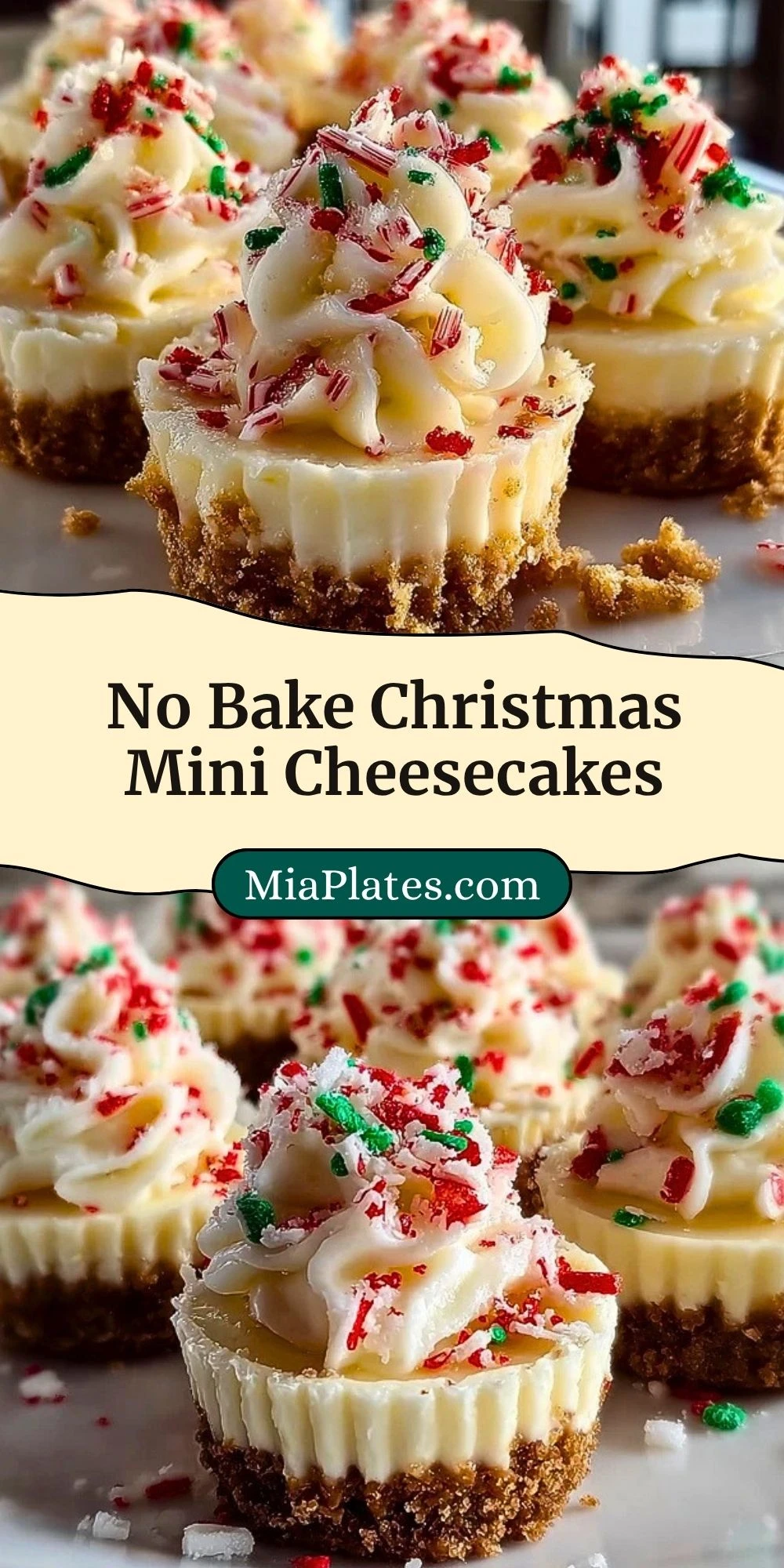 No Bake Christmas Mini Cheesecakes (3)