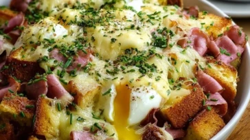 Overnight Eggs Benedict Casserole