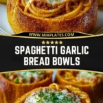 Spaghetti Garlic Bread Bowls (2)