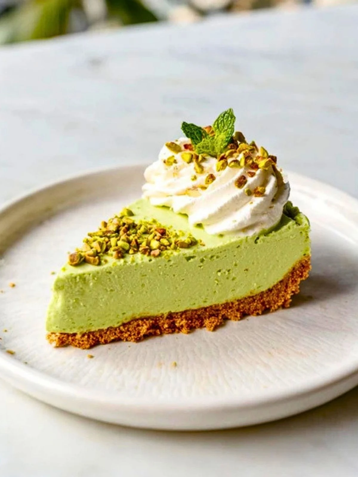 No-Bake Pistachio Cheesecake (1)