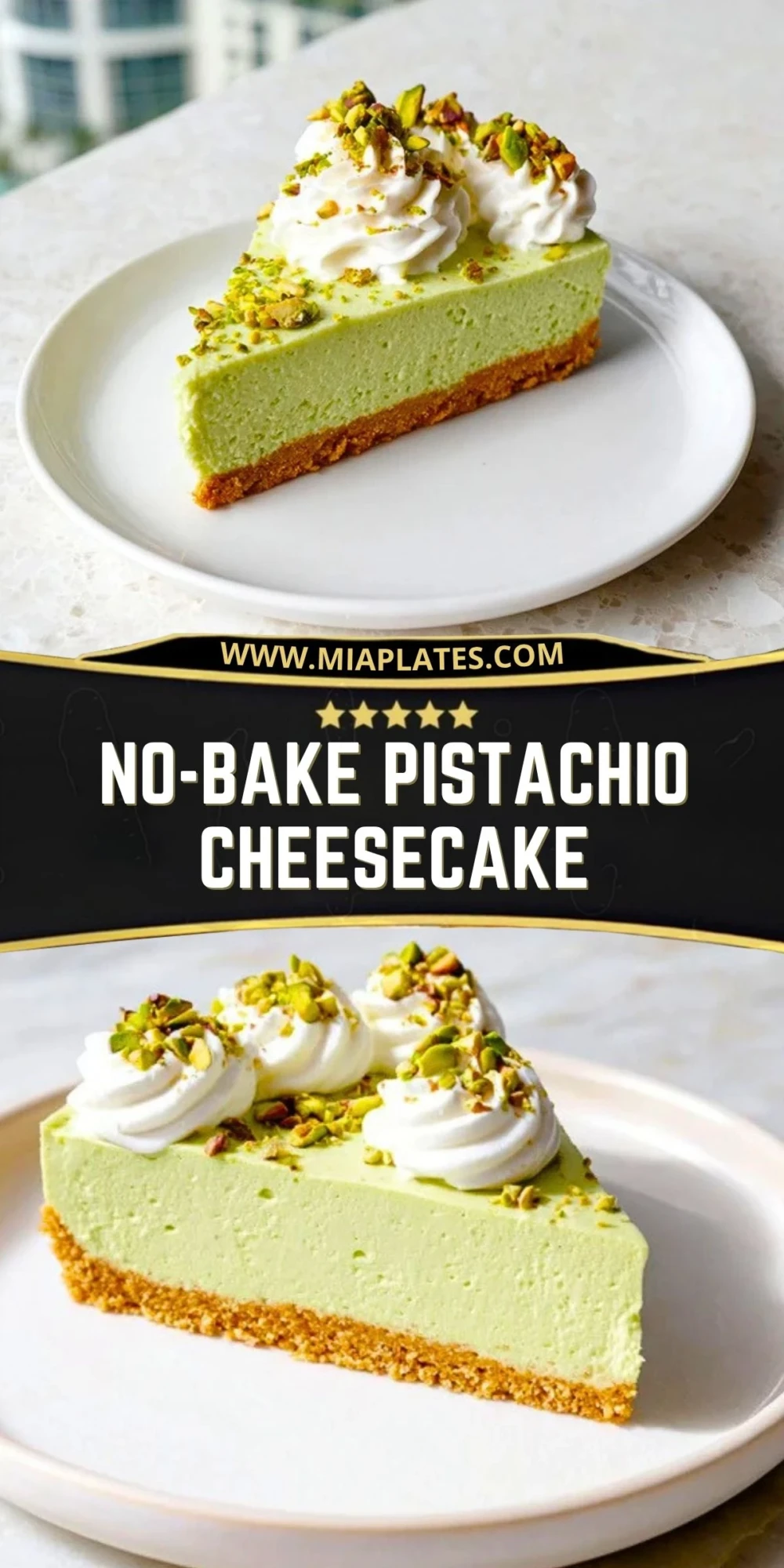 No-Bake Pistachio Cheesecake (2)