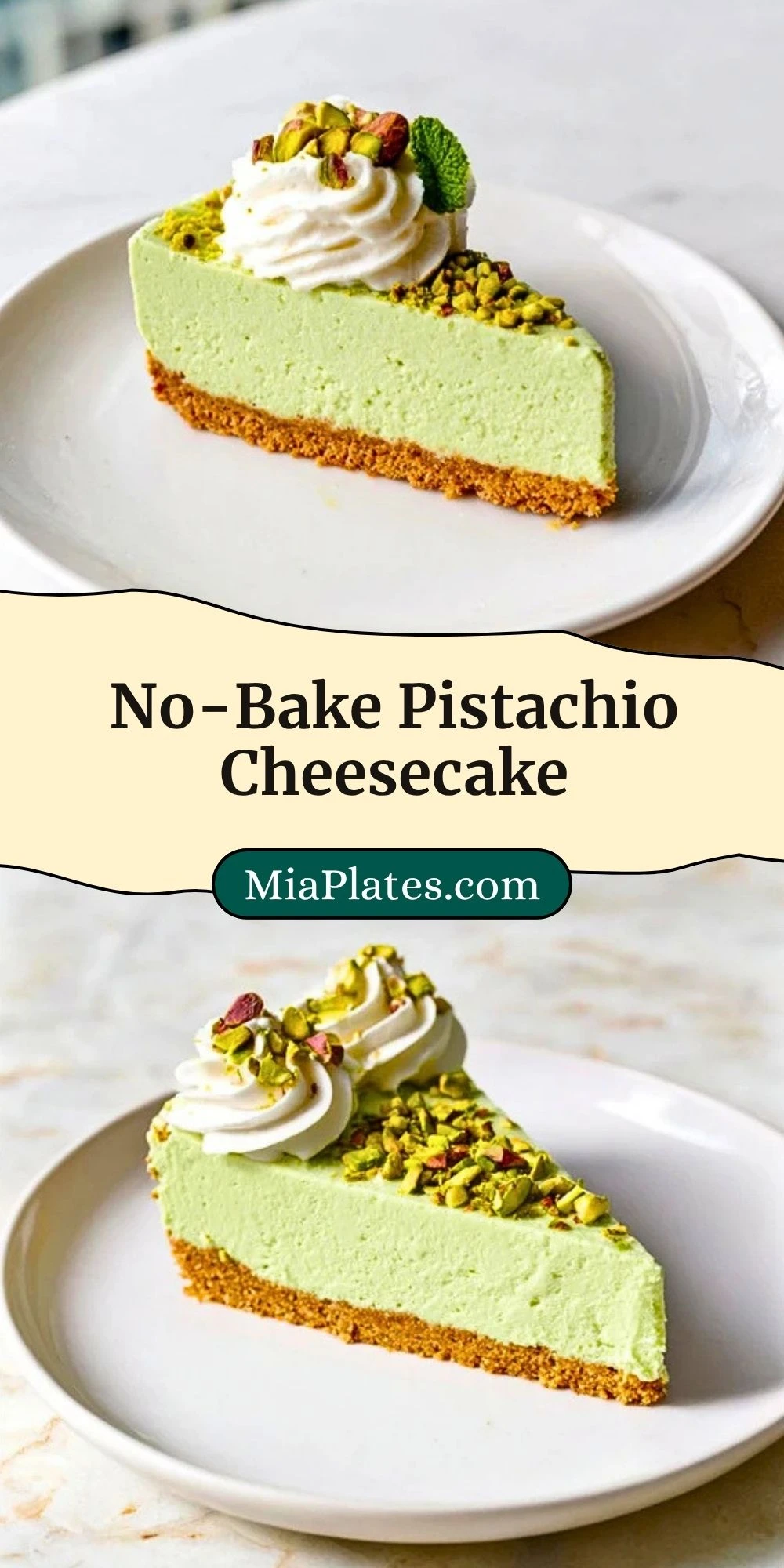 No-Bake Pistachio Cheesecake (3)