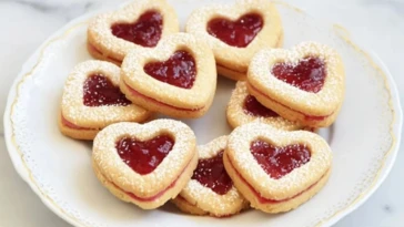Sweet Heart Jam Cookies