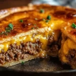 One Pan Cheeseburger Pie Dinner