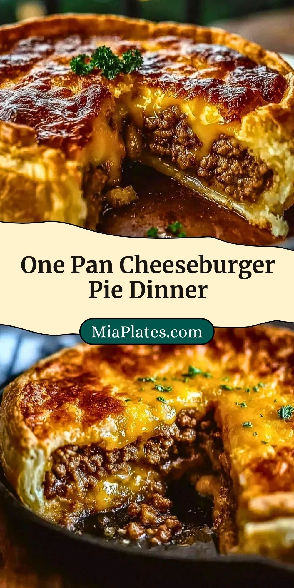 One Pan Cheeseburger Pie Dinner (3)