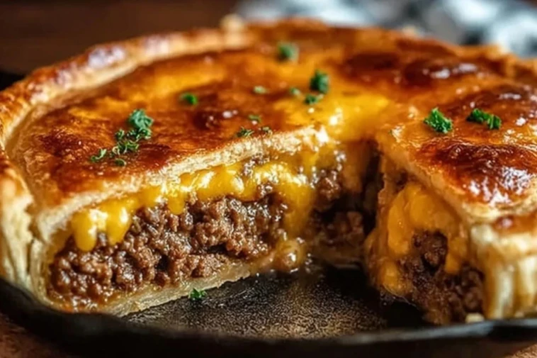 One Pan Cheeseburger Pie Dinner