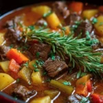 Braised Vegetable Beef Soup
