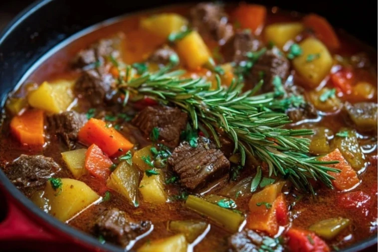 Braised Vegetable Beef Soup