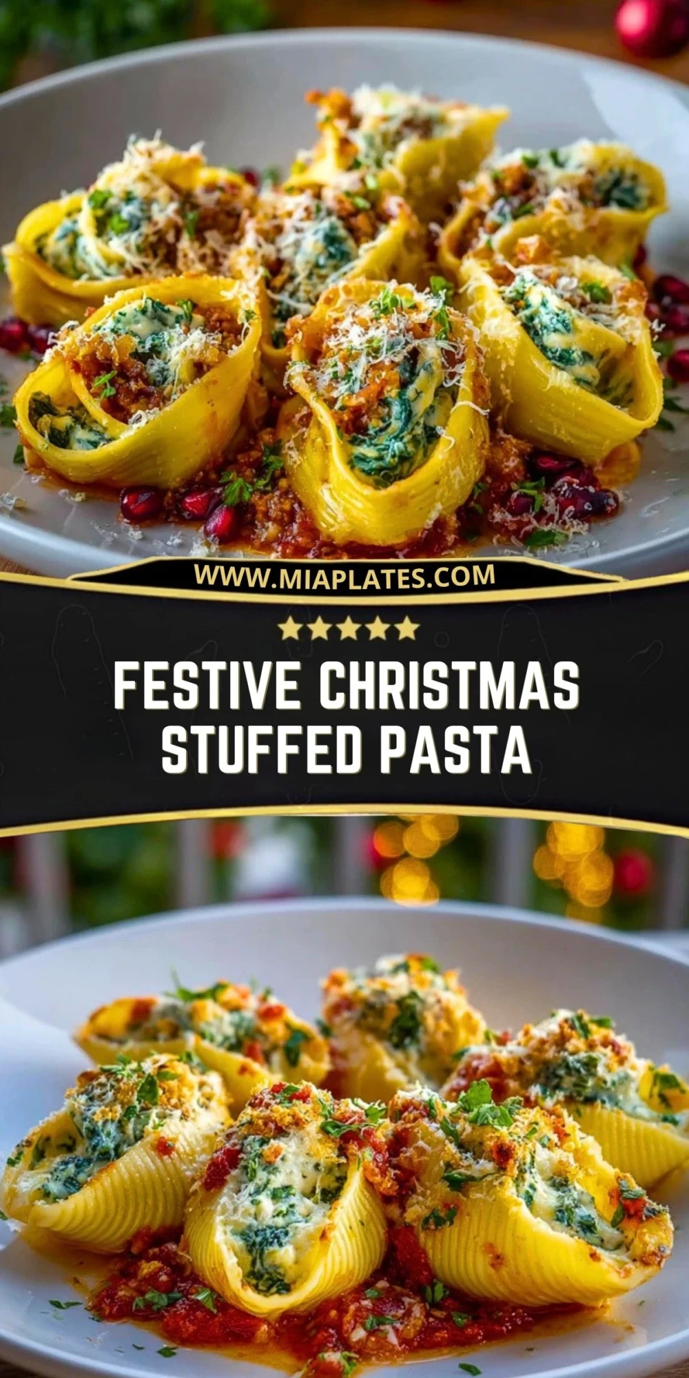 Festive Christmas Stuffed Pasta (2)