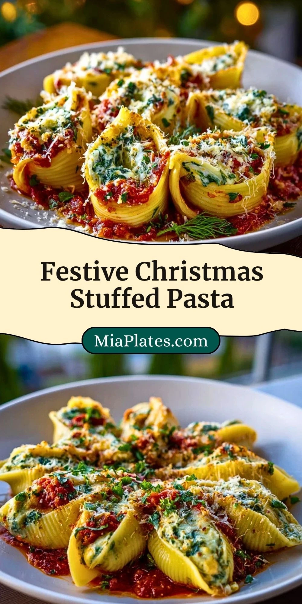 Festive Christmas Stuffed Pasta (3)