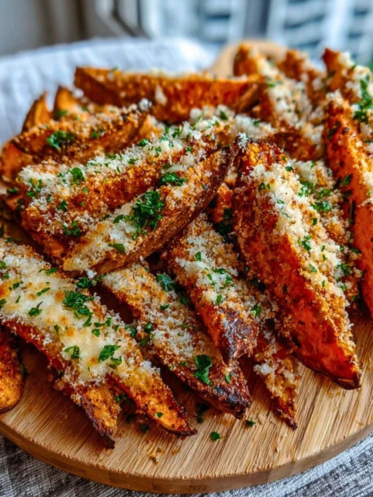 Parmesan Garlic Sweet Potato Fries (1)