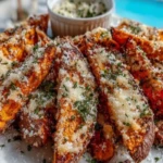 Parmesan Garlic Sweet Potato Fries