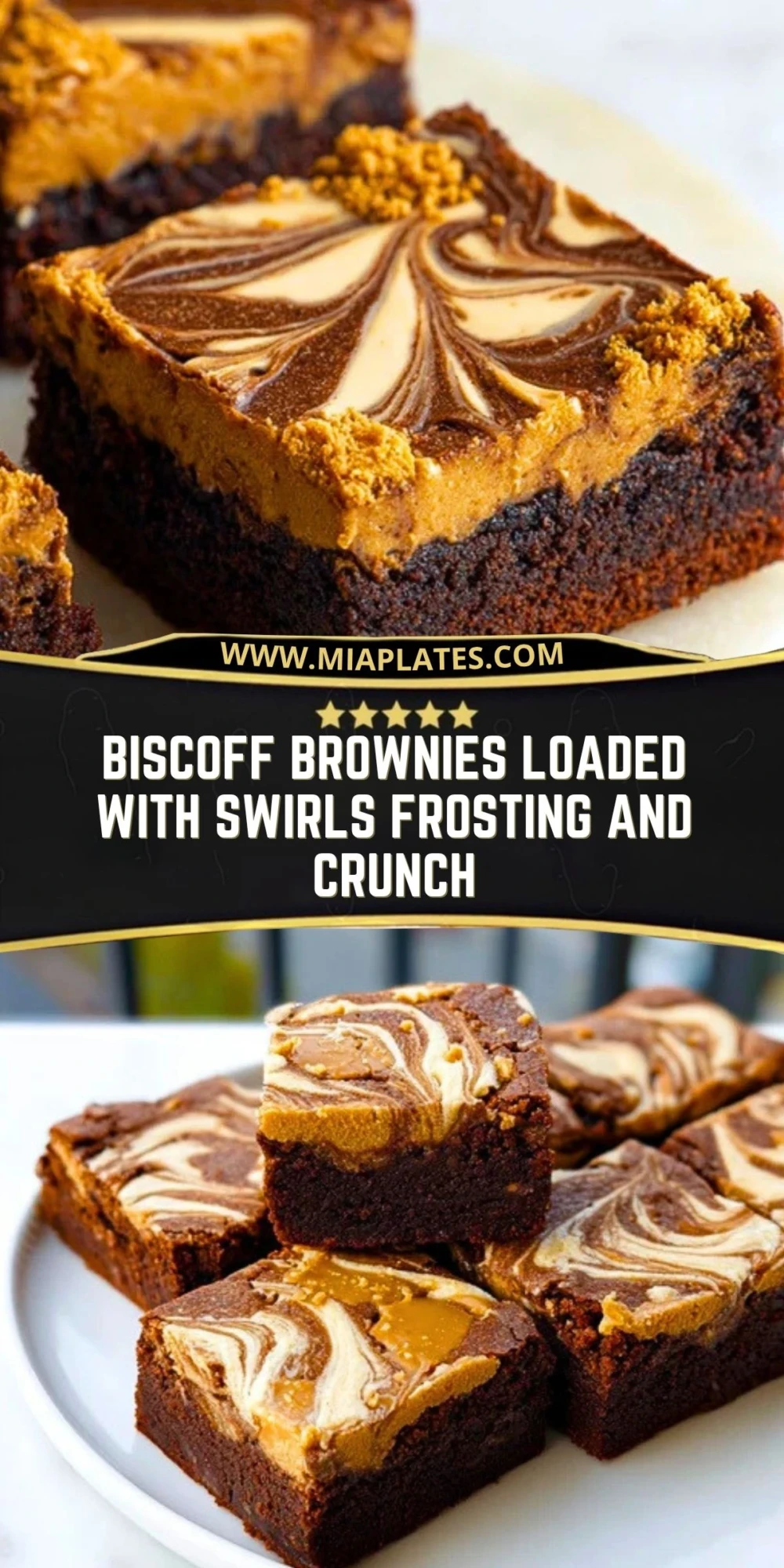 Biscoff Brownies Loaded With Swirls Frosting And Crunch (2)