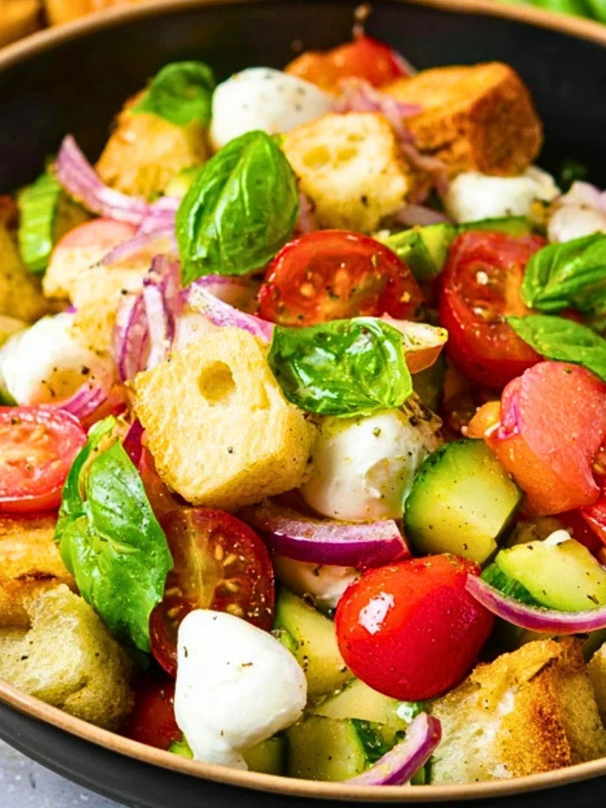 Classic Panzanella with Mozzarella (1)