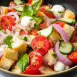 Classic Panzanella with Mozzarella