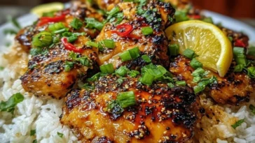 Delicious Hawaiian Chicken with Coconut Rice