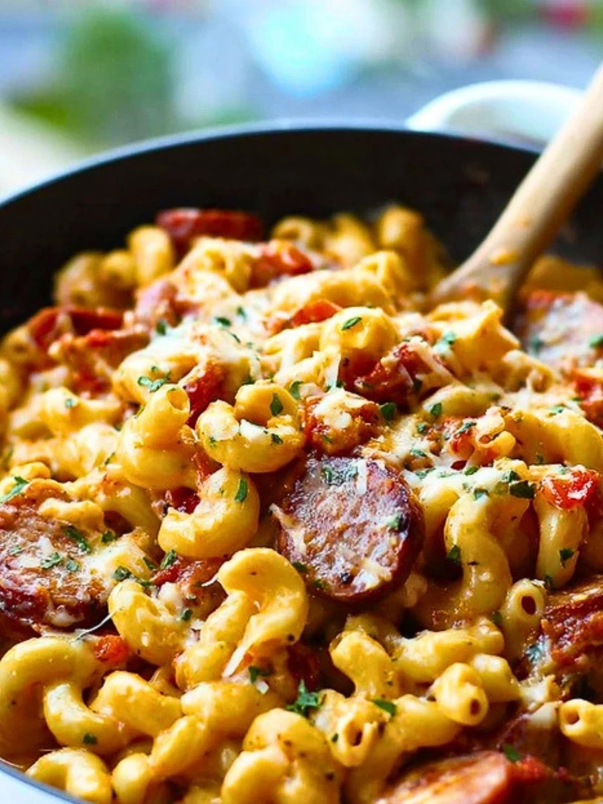 One Skillet Andouille Sausage Pasta (1)