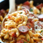 One Skillet Andouille Sausage Pasta