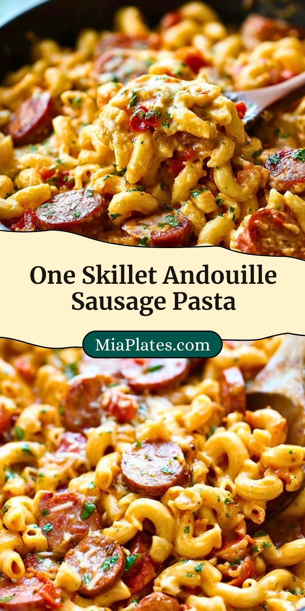 One Skillet Andouille Sausage Pasta (3)