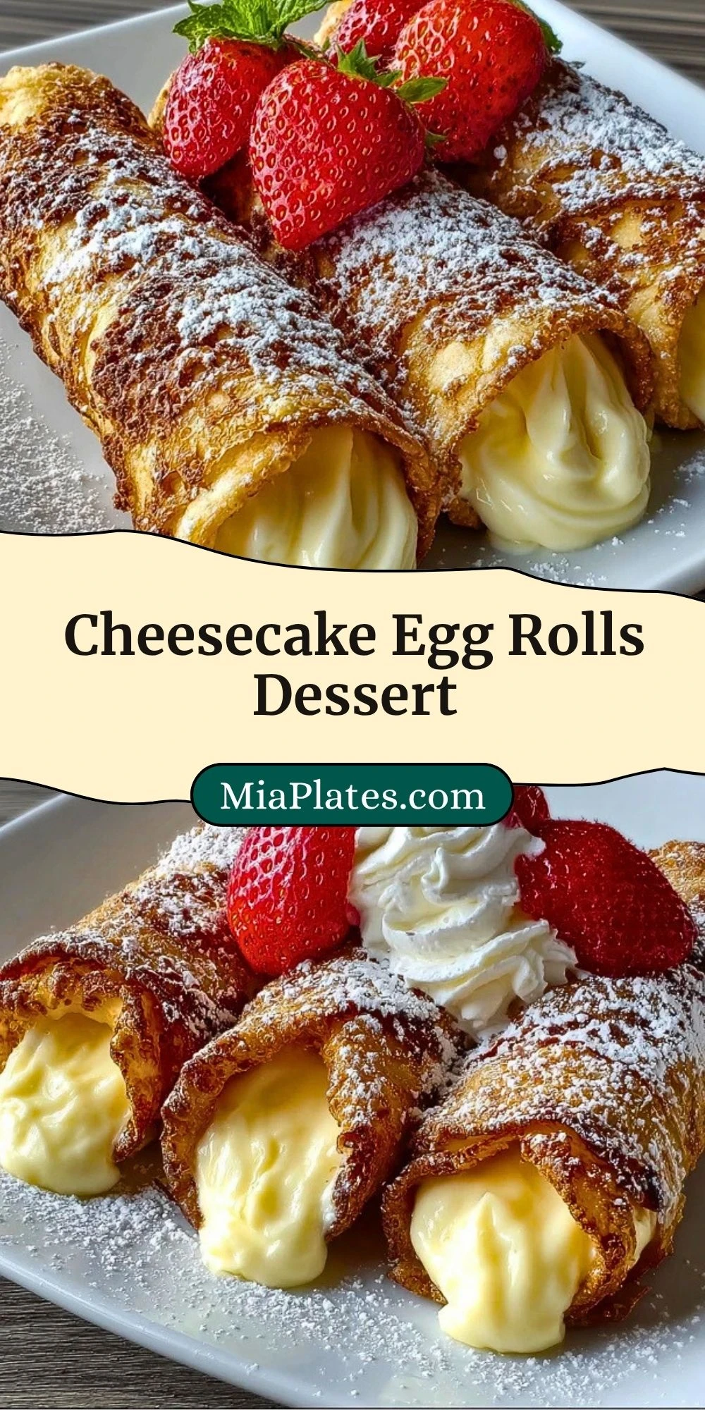 Cheesecake Egg Rolls Dessert (3)