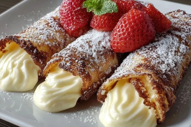 Cheesecake Egg Rolls Dessert