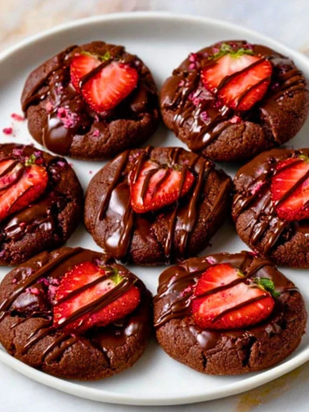 Chocolate Covered Strawberry Cookies (1)