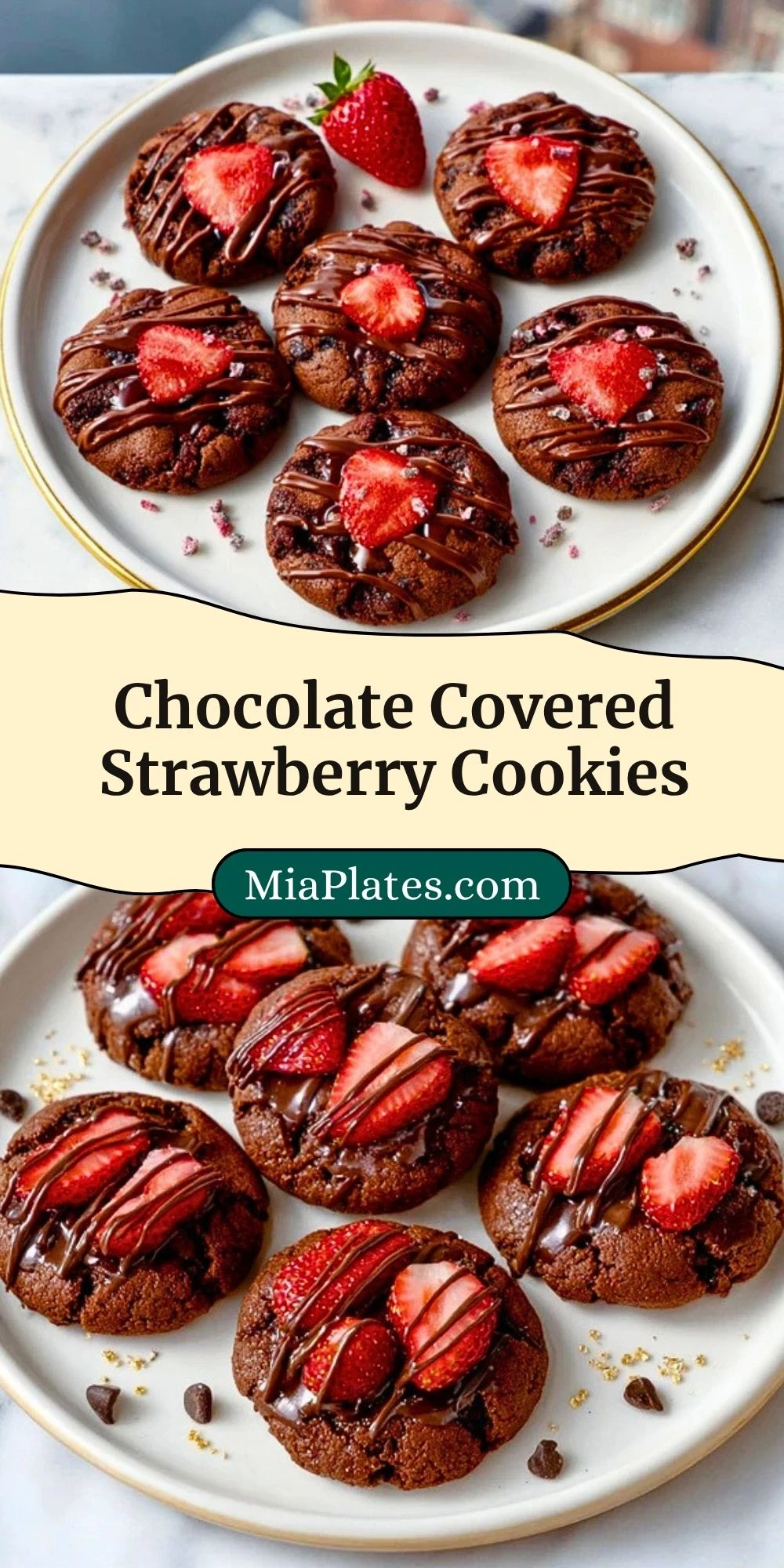 Chocolate Covered Strawberry Cookies (3)
