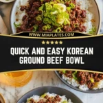 Quick and Easy Korean Ground Beef Bowl (2)