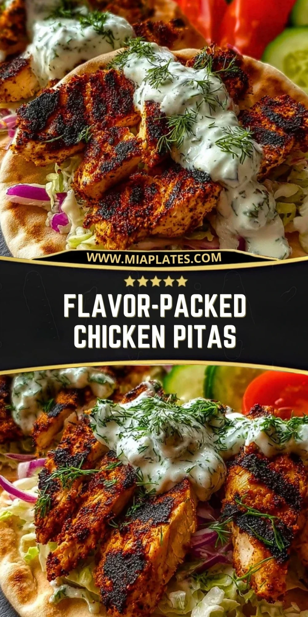 Flavor-Packed Chicken Pitas (2)