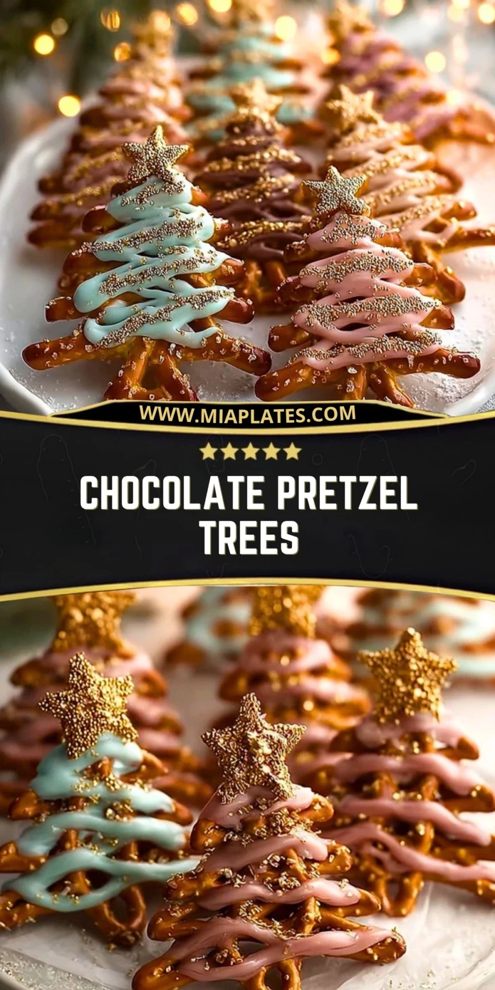 Chocolate Pretzel Trees (2)