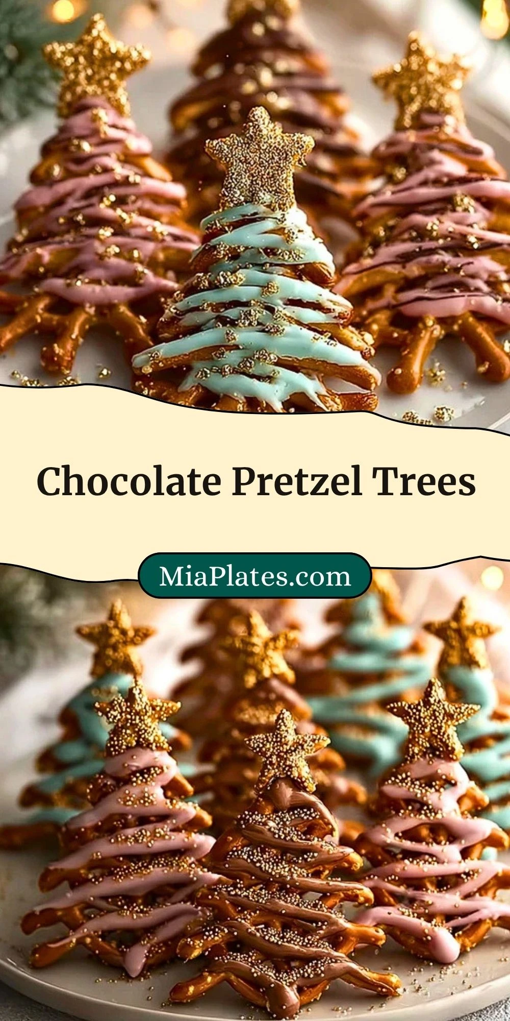 Chocolate Pretzel Trees (3)