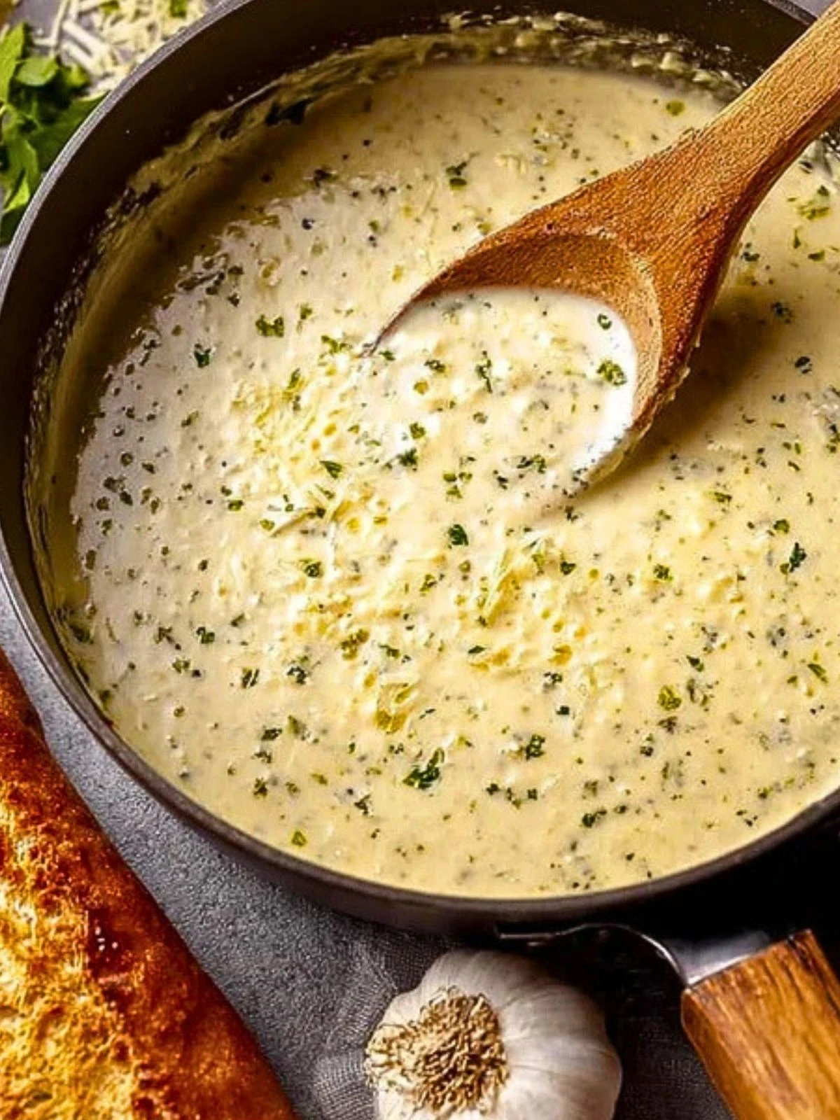 One Pot Garlic Parmesan Sauce (1)