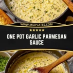 One Pot Garlic Parmesan Sauce (2)