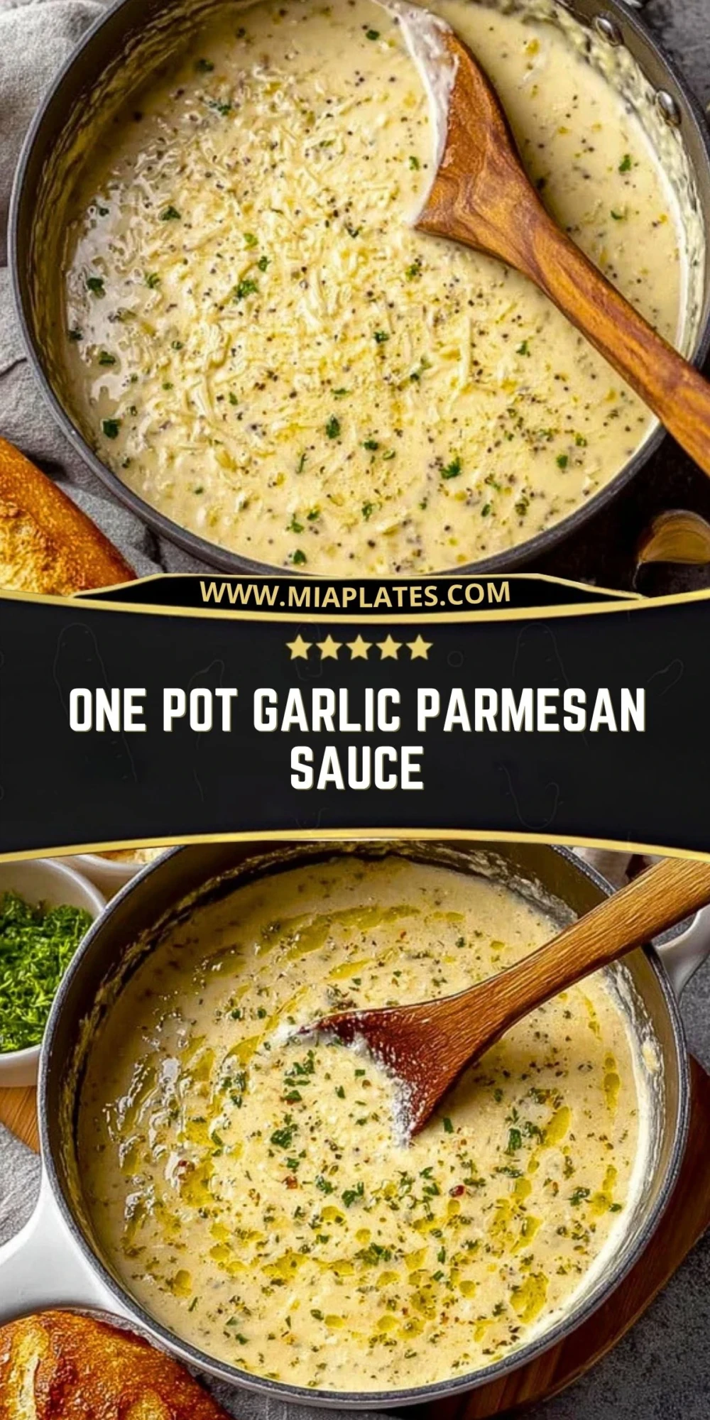 One Pot Garlic Parmesan Sauce (2)
