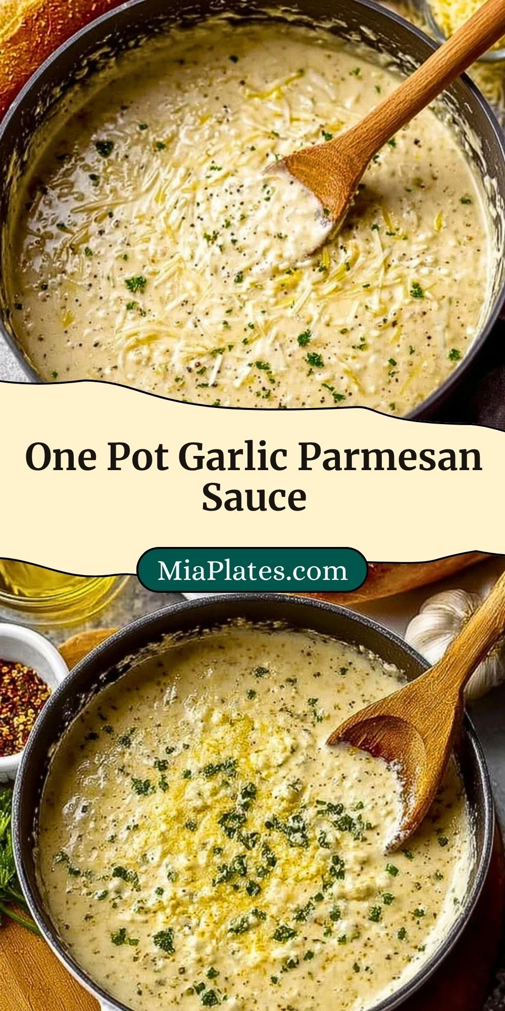 One Pot Garlic Parmesan Sauce (3)