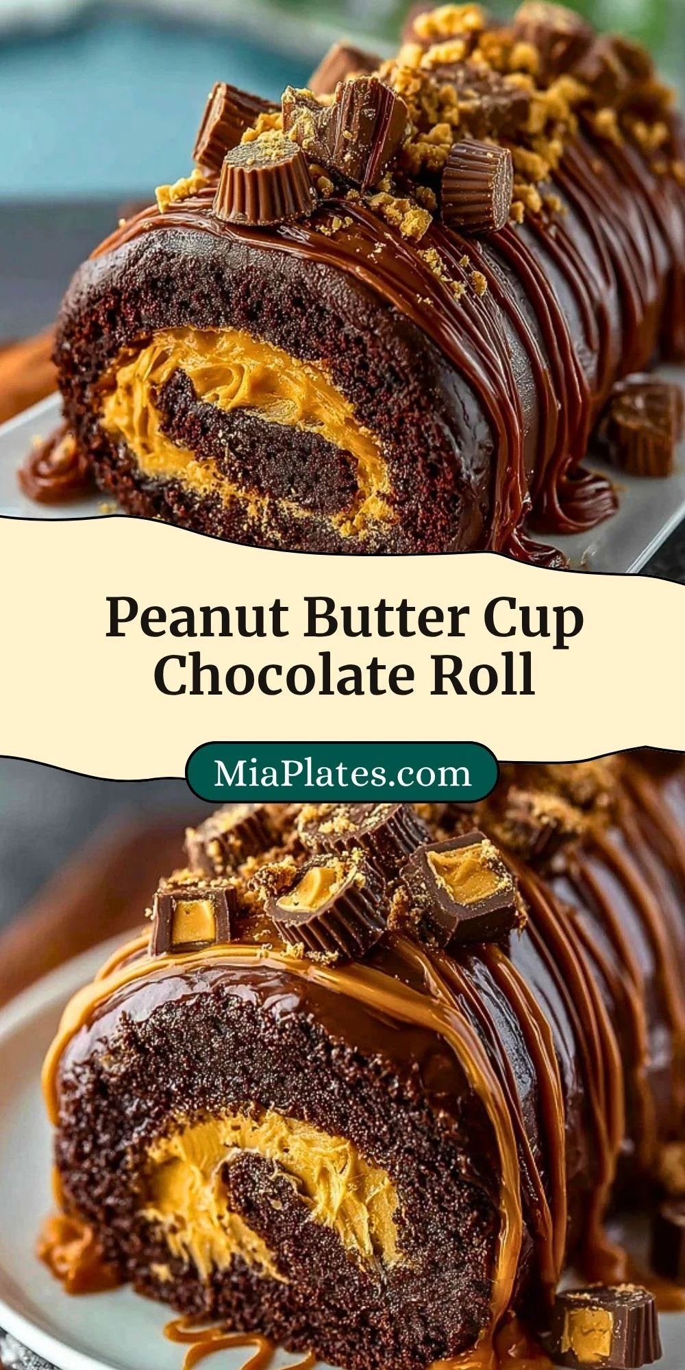 Peanut Butter Cup Chocolate Roll (3)