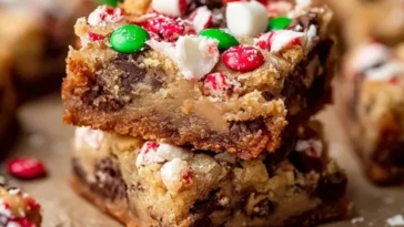 Santa's Trash Cookie Bars