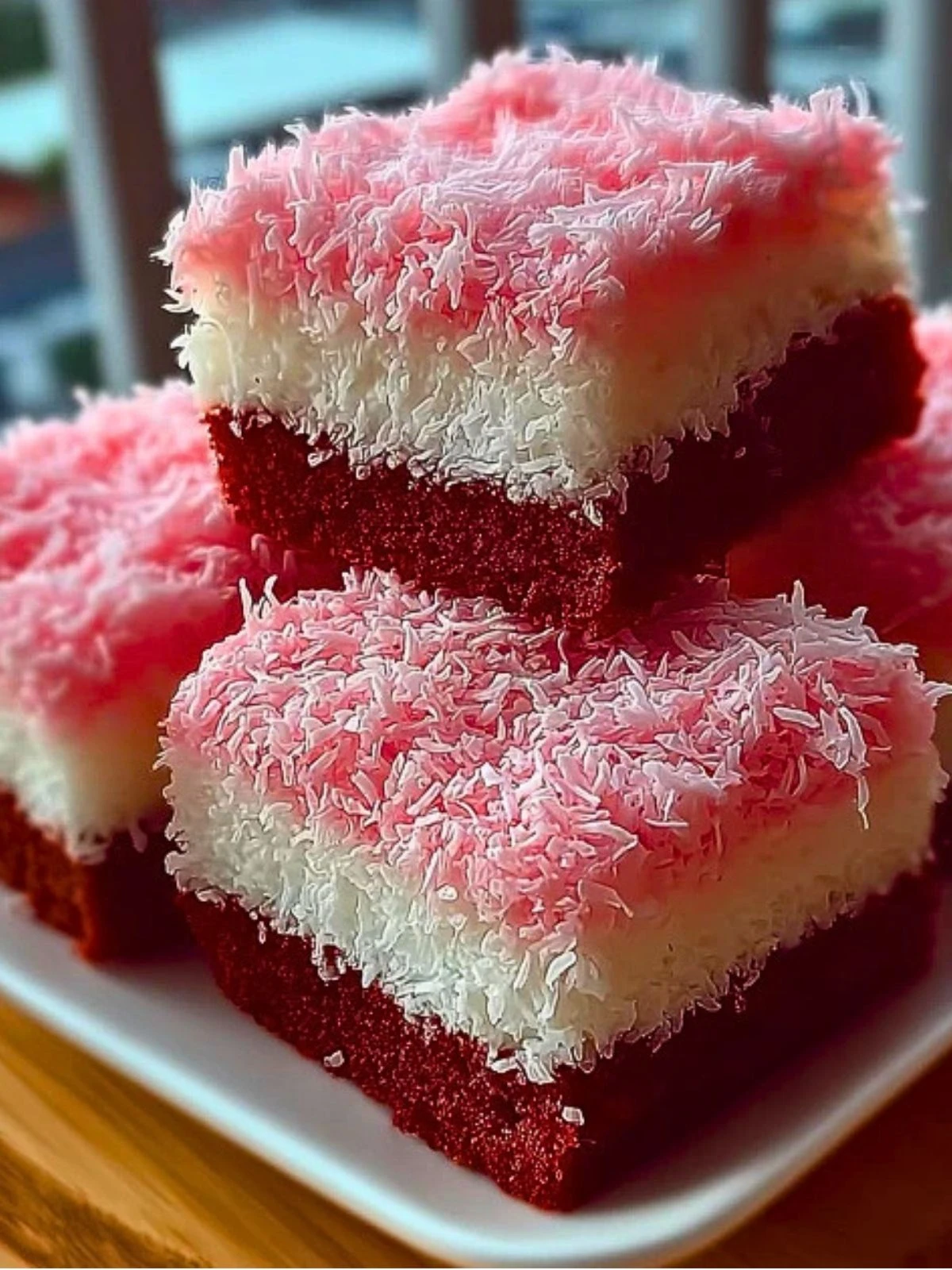 Pink Coconut Snowball Cake Bars (1)