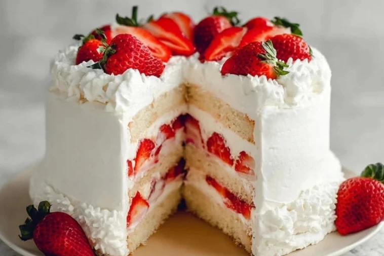 Strawberry Cream Cake