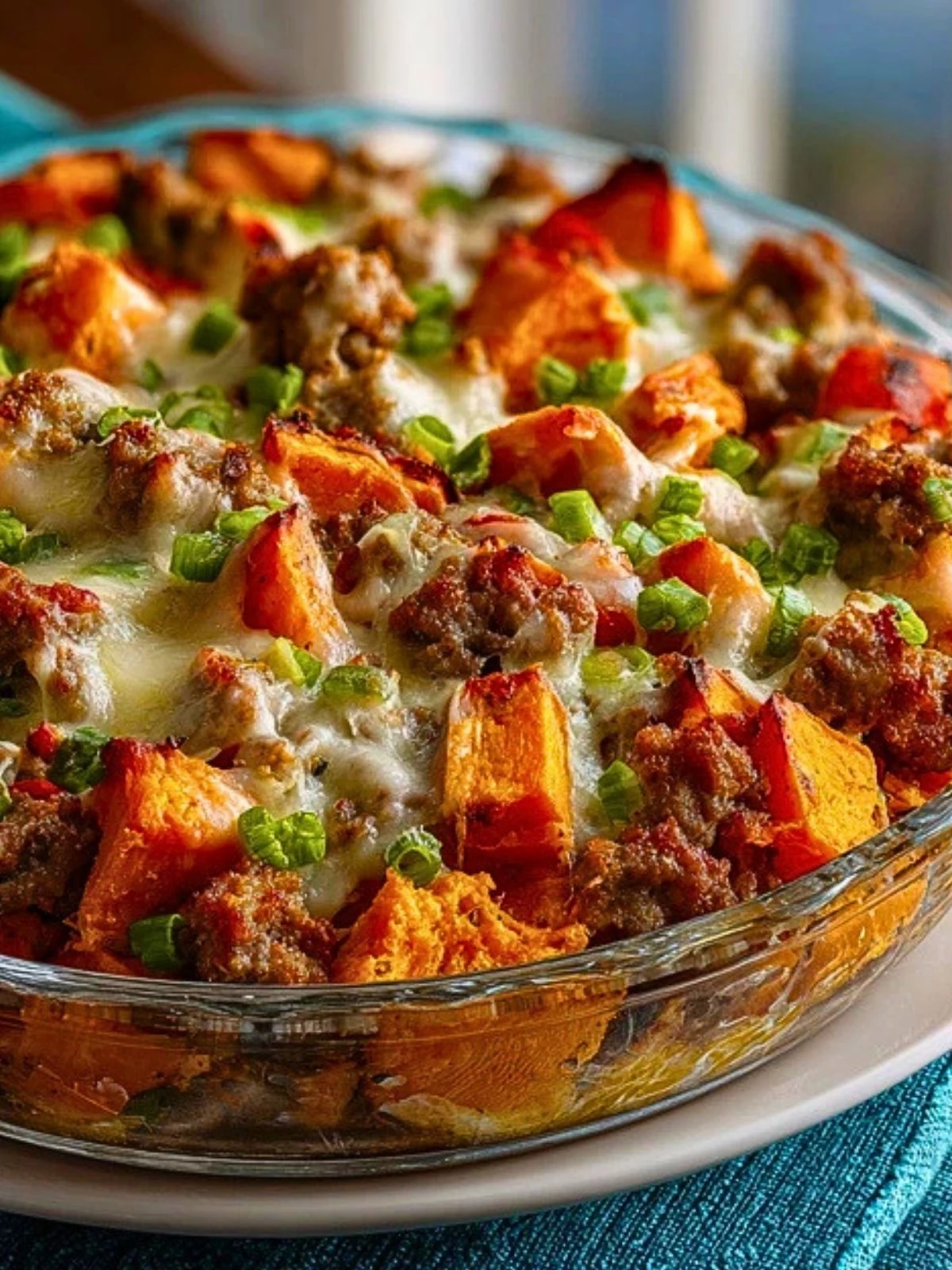 Sweet Potato and Sausage Casserole (1)