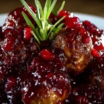 Christmas Cranberry Meatballs