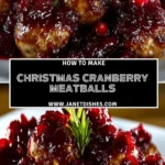 Christmas Cranberry Meatballs (2)