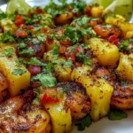 Grilled Shrimp Pineapple Skewers