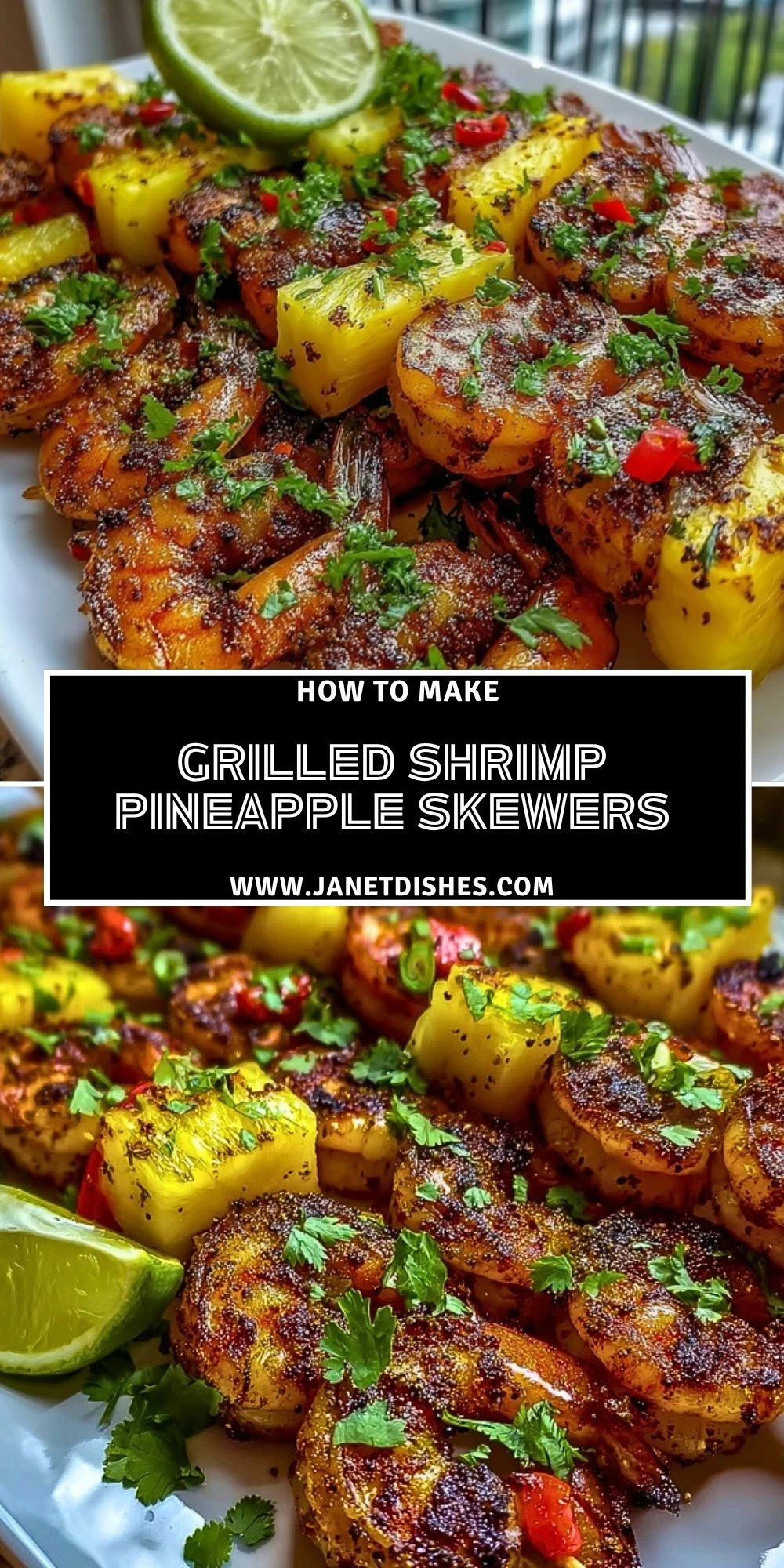 Grilled Shrimp Pineapple Skewers (2)