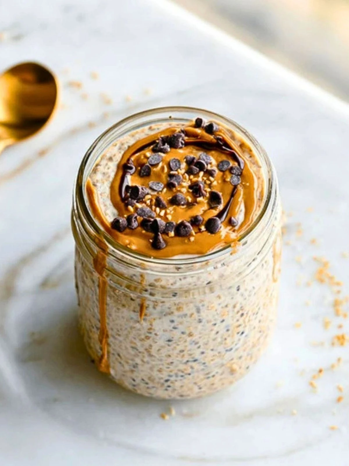 High Protein Cookie Dough Overnight Oats (1)