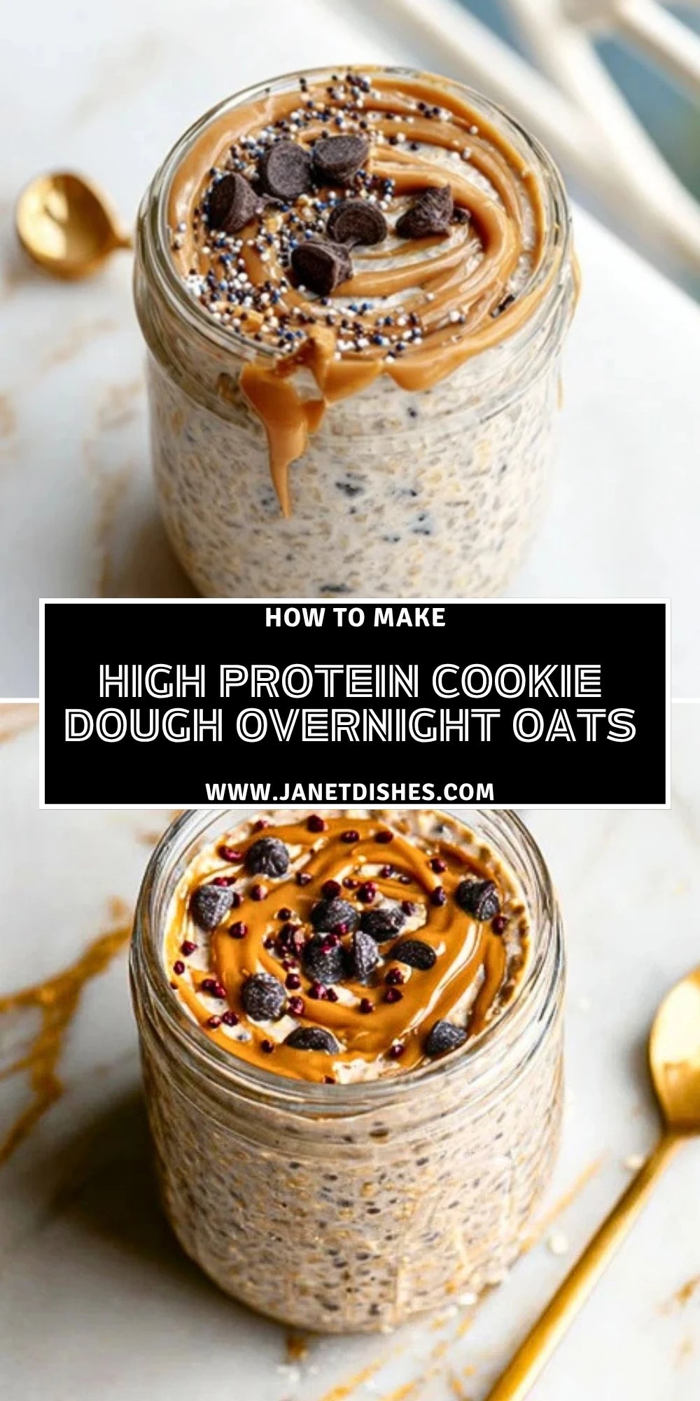 High Protein Cookie Dough Overnight Oats (2)