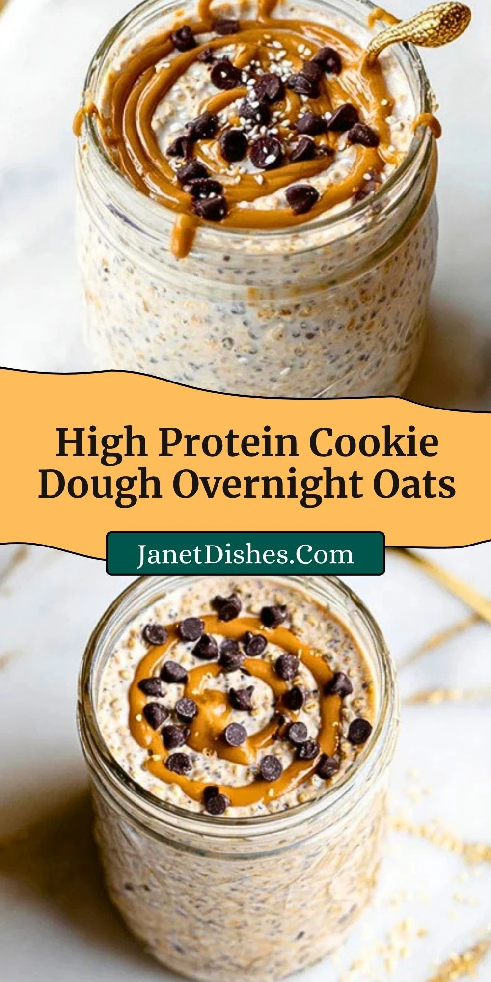 High Protein Cookie Dough Overnight Oats (3)