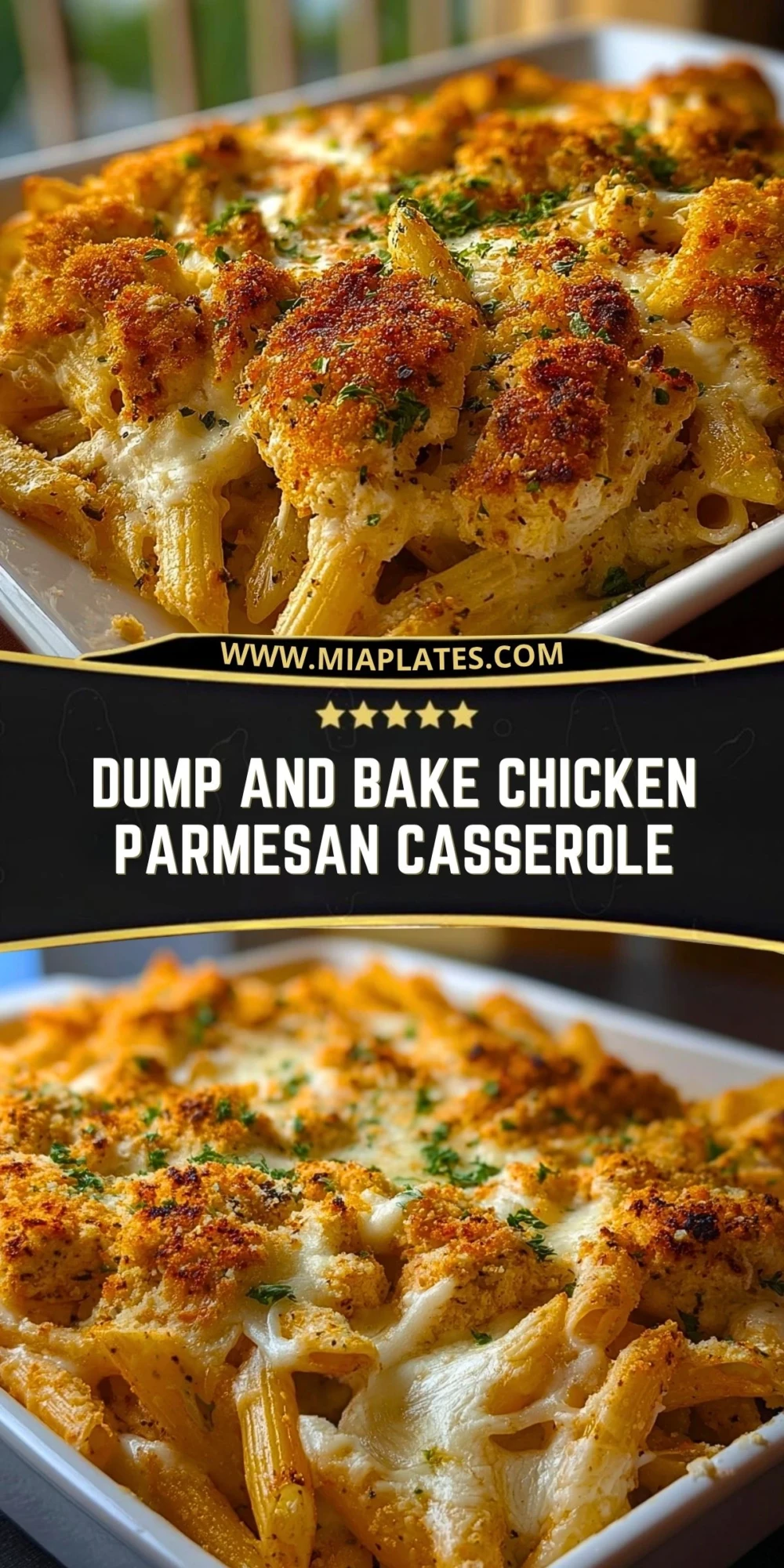 Dump and Bake Chicken Parmesan Casserole (2)